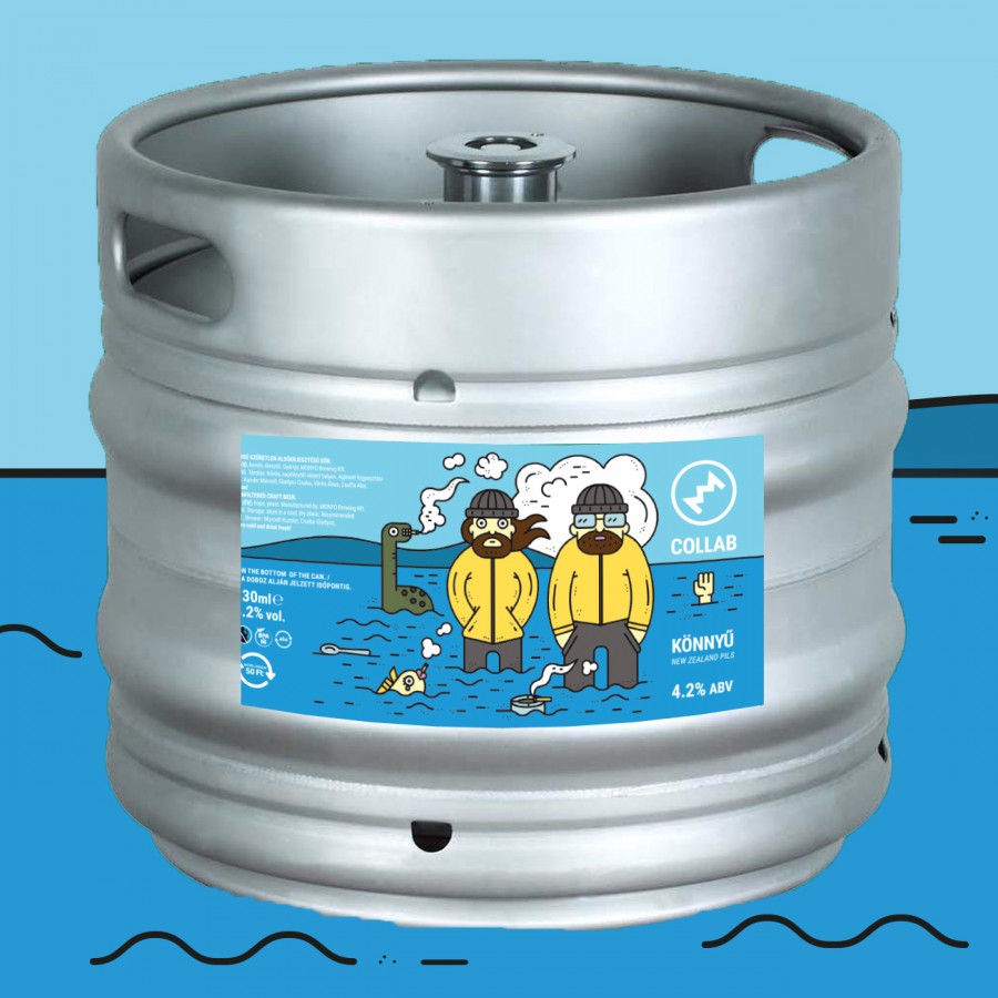 MONYO X Analog Balaton - Könnyű.New Zealand Pils - 4,2% - 30l/SteelKeg
