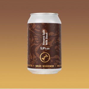 MOJO WORKIN'25: Banana Split Milk Stout 5.8% 12x0.33l can