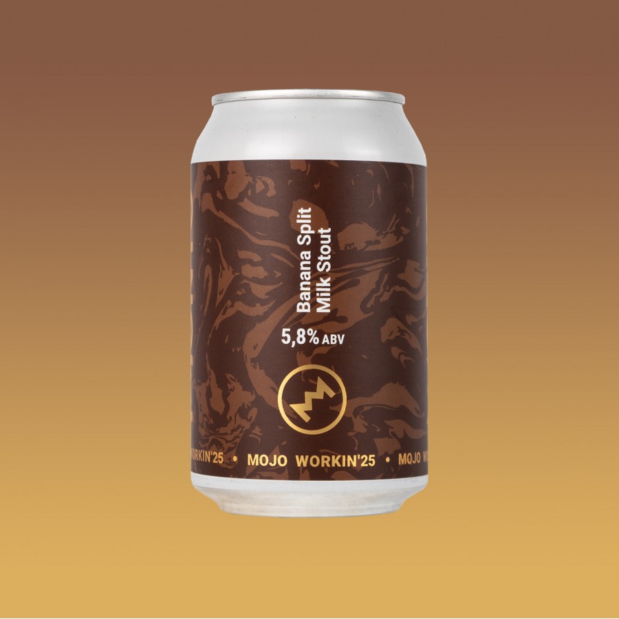 MOJO WORKIN'25: Banana Split Milk Stout 5.8% 12x0.33l can