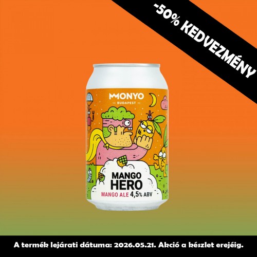 Mango Hero 4,5% 12x0,33l can - lejárat: 2026.05.21. 