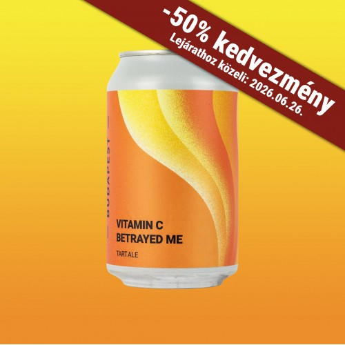 Summer Series: Vitamin C Betrayed Me 6% 12X0.33l can - lejárati dátum: 2026.06.26.