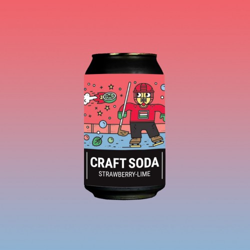 MONYO x MJSZ Craft Soda - Strawberry-Lime 12x0.33l can