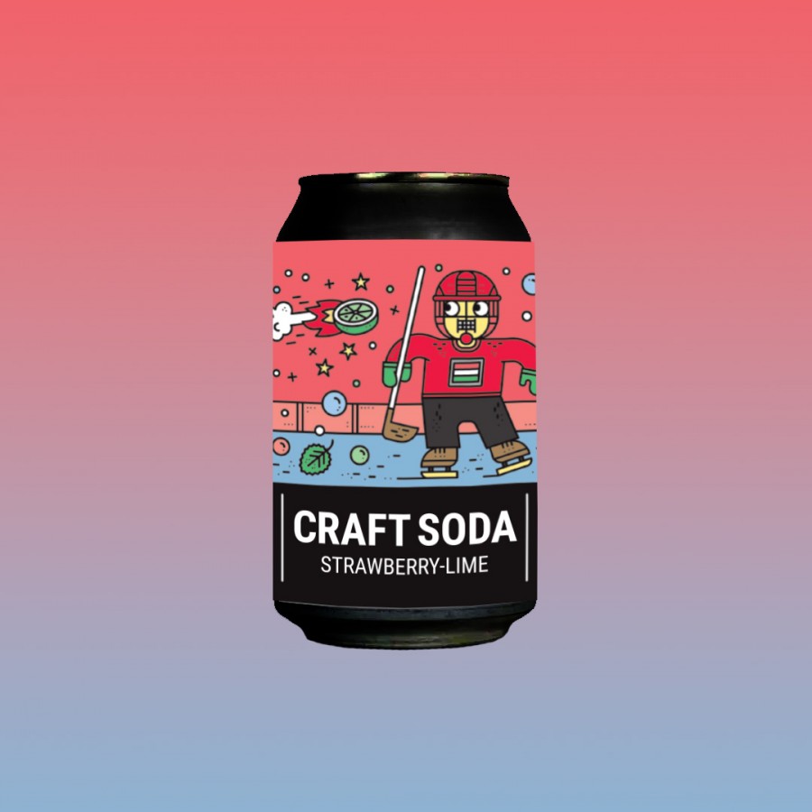 MONYO x MJSZ Craft Soda - Strawberry-Lime 12x0.33l can