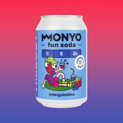 Monyo Timeout Erdei Gyümölcsös Fun Soda 0% 12x0.33l can