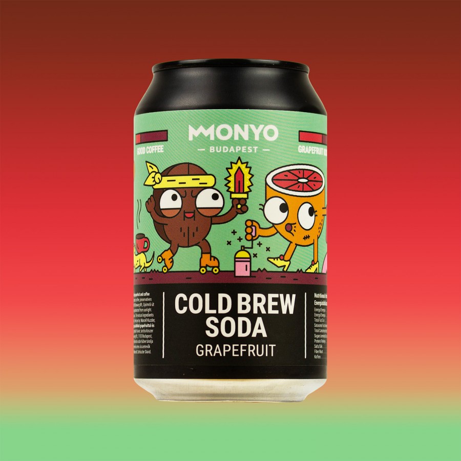 Grapefruit Coldbrew Craft Soda 0% 0,33l 12x0.33l can