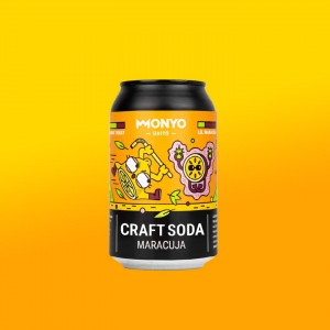 MONYO Craft Soda - Maracuja 12x0.33l can