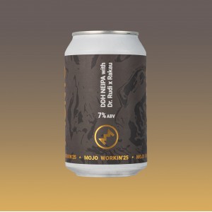 MOJO WORKIN'25: New England IPA with Rakau x Dr. Rudi 7% 12x0.33l can