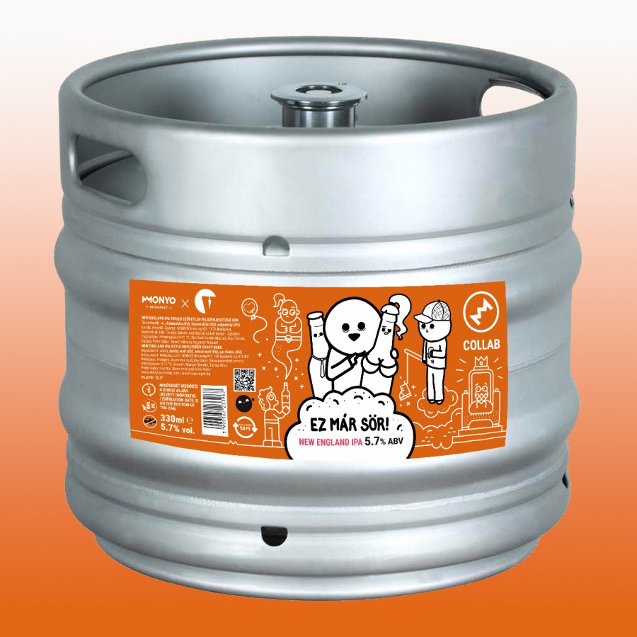 MONYO x JustVidman - Ez Már Sör! 5.7% 30l KEG