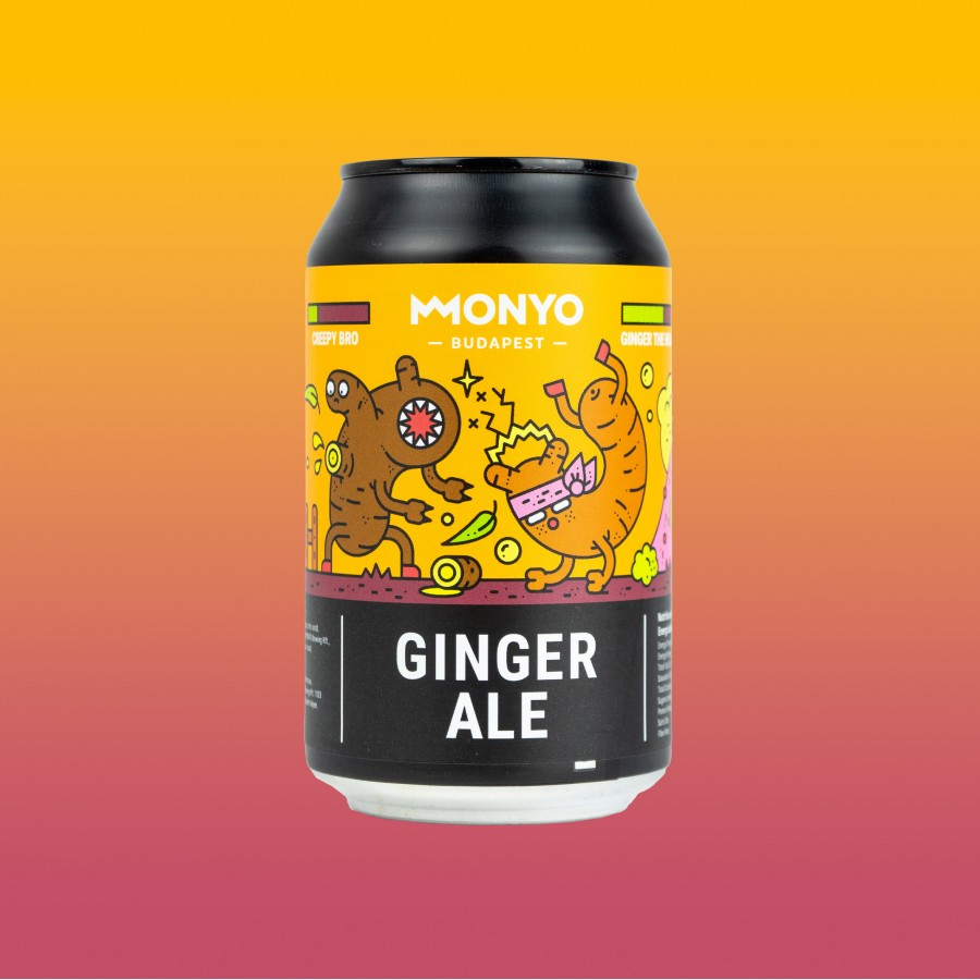 MONYO Ginger Ale 12x0.33l can