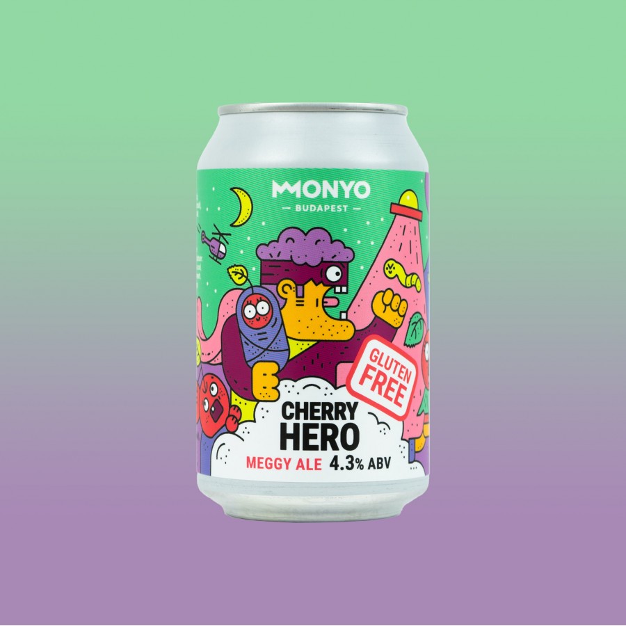 Glutenfree Cherry Hero 4.3% 12x0.33l can