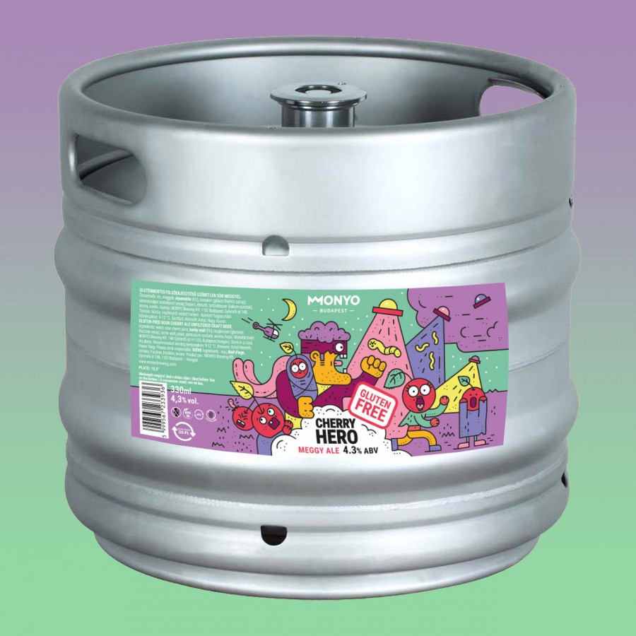 Glutenfree Cherry Hero 4.3% 30l KEG