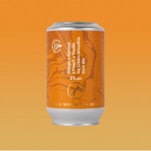 MOJO WORKIN'25: Mango x Almond x Peach x Vanilla Ice Cream Smoothie Sour Ale 5% 12x0.33l can