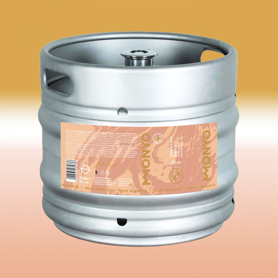 MOJO WORKIN'26 Choco Loco Blanco Ice Cream Smoothie Sour Ale 5%  30l KEG