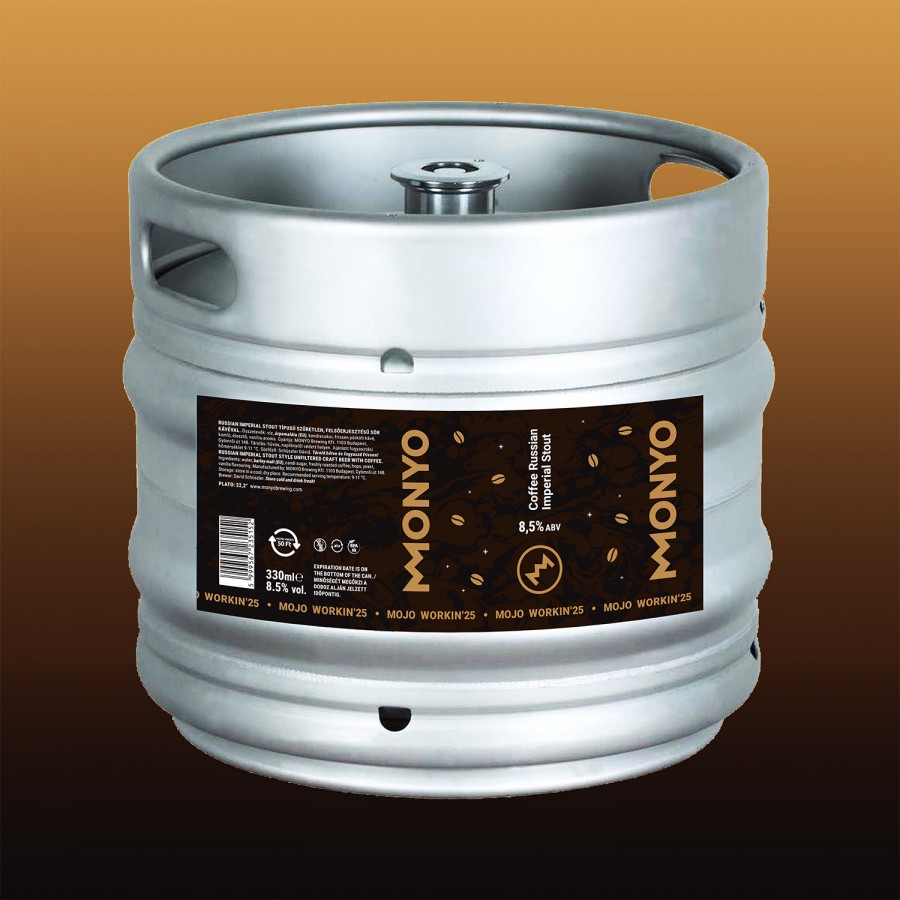 MOJO WORKIN'25 Coffee Stout 5.3% 30l KEG