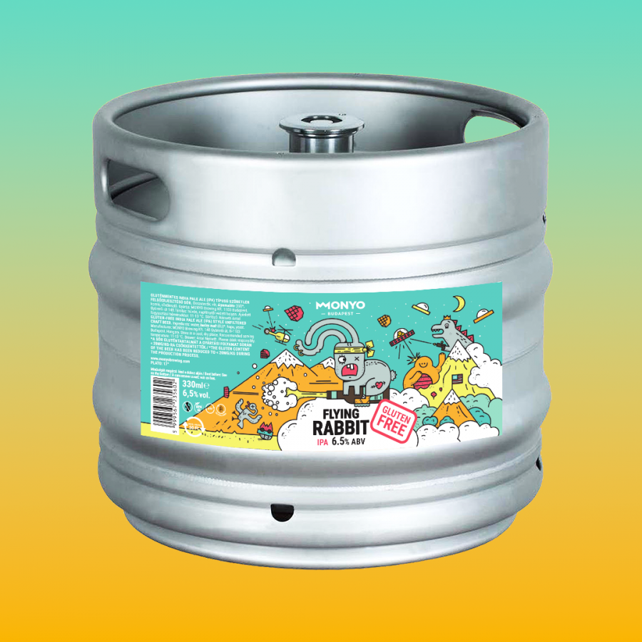 MONYO Flying Rabbit Gluten Free IPA 6,5% 30l KEG MONYO Flying Rabbit Gluten Free IPA 6,5% 30l KEG