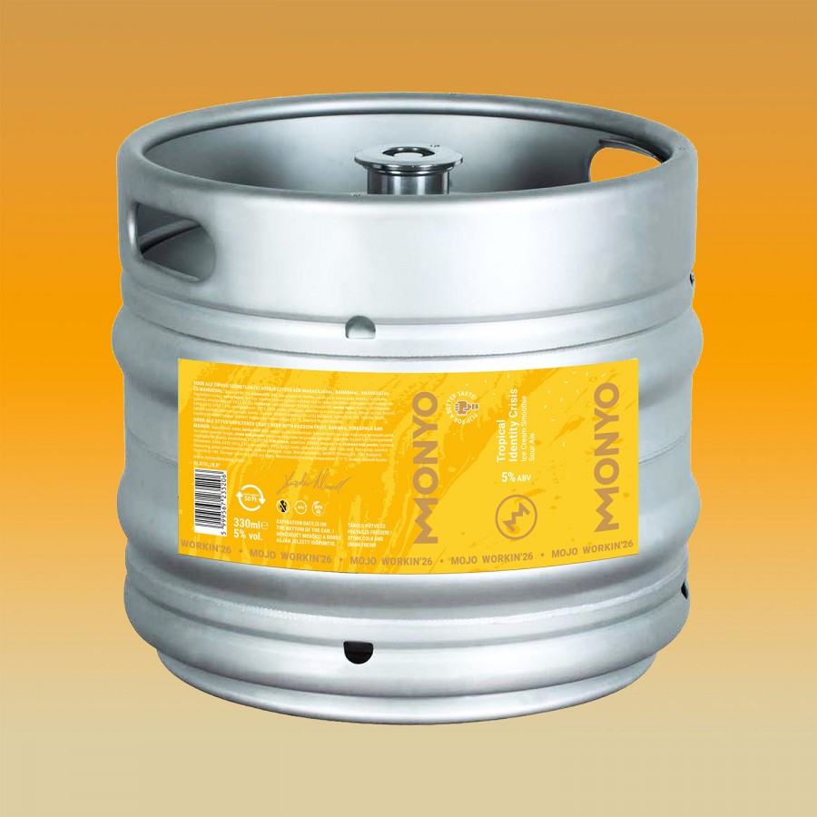 MOJO WORKIN'26 Tropical Identity Crisis Ice Cream Smoothie Sour Ale 5%  30l KEG