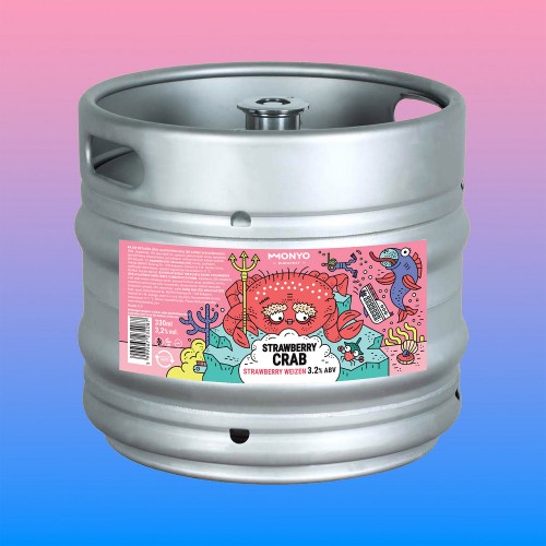 Strawberry Crab 3.2% 30l KEG