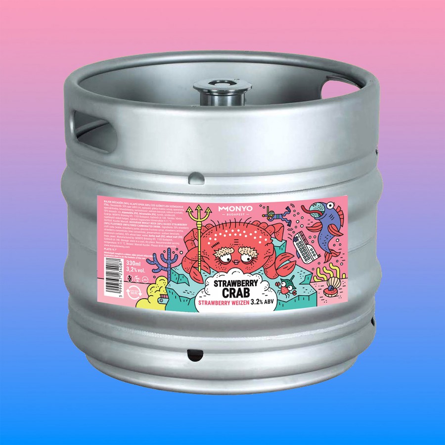 Strawberry Crab 3.2% 30l KEG