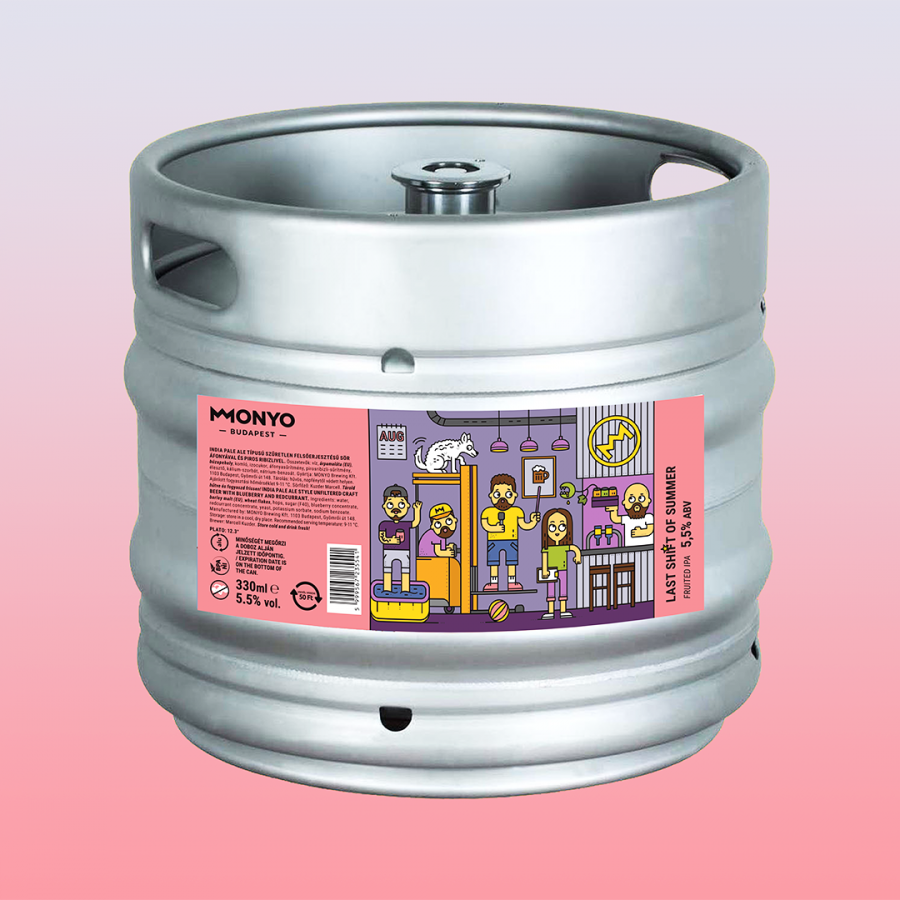 MONYO Last Shift of Summer 5,5% IPA 30l KEG MONYO Last Shift of Summer 5,5% IPA 30l KEG