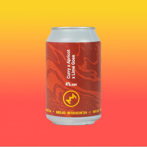 MOJO WORKIN'24: Curry x Apricot x Lime Gose 4% 12x0.33l can