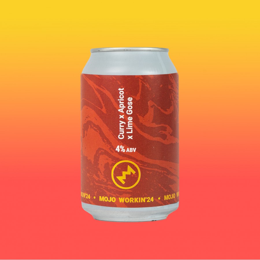 MOJO WORKIN'24: Curry x Apricot x Lime Gose 4% 12x0.33l can