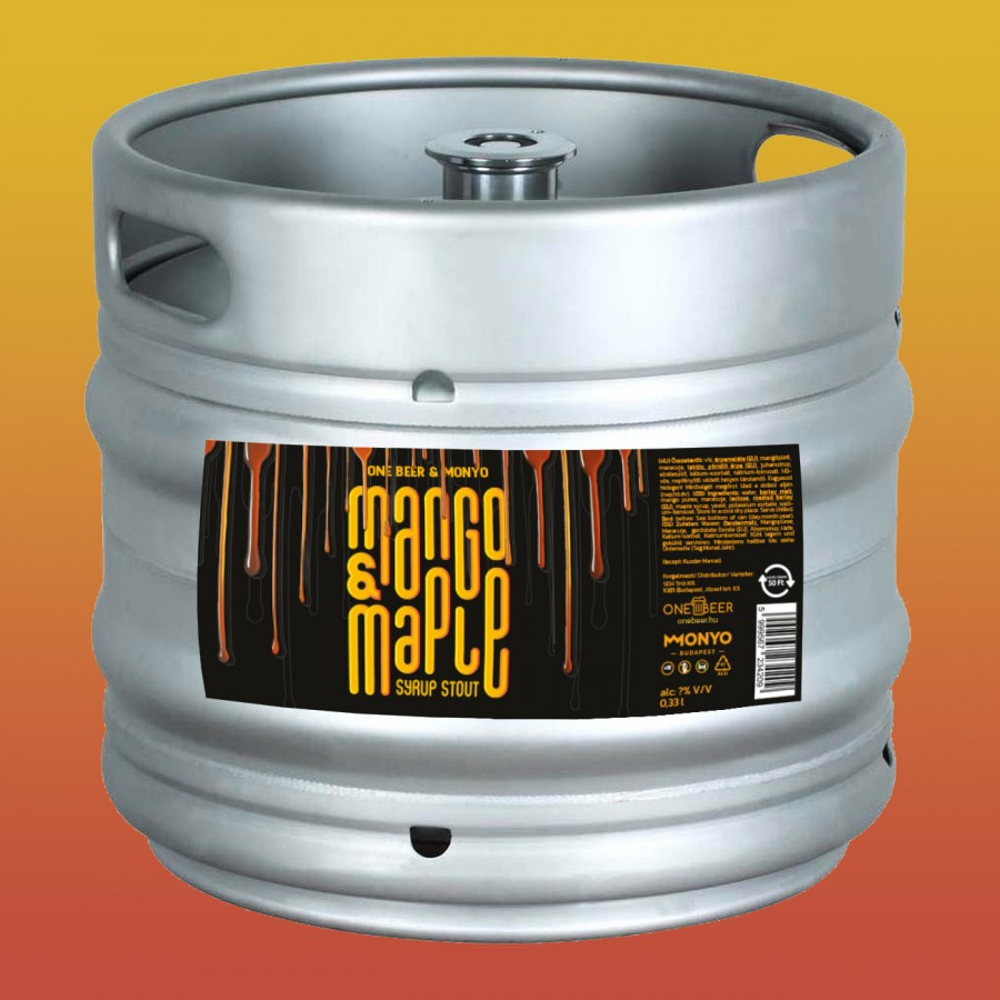 MONYO x One Beer - Mango x Maple Syrup Stout 30l KEG