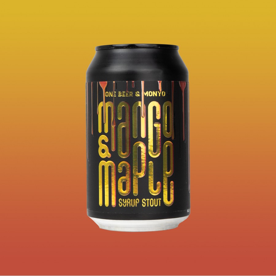 MONYO x One Beer - Mango x Maple Syrup Stout 12x0.33l can