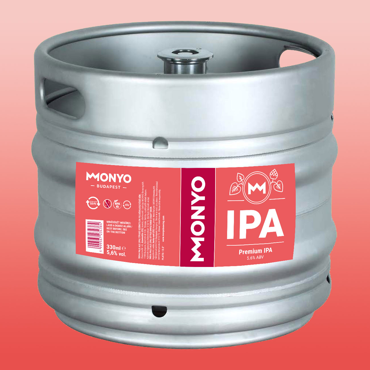 MONYO IPA 4.6% 30l KEG