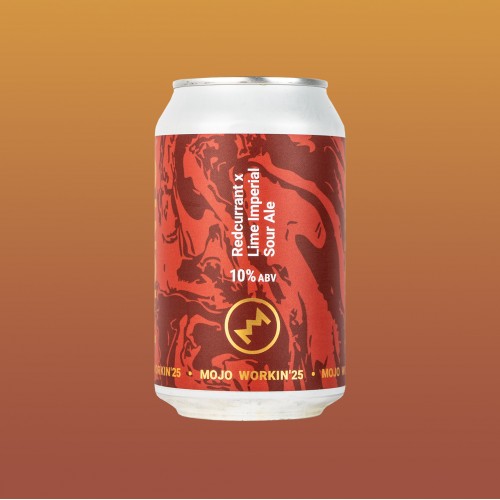 MOJO WORKIN'25: Redcurrant x Lime Imperial Sour Ale 10% 12x0.33l can