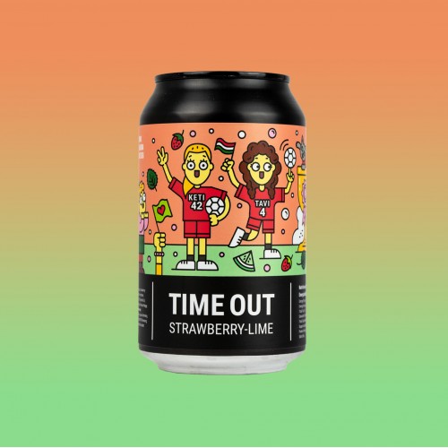 MONYO X Magyar Kézilabda Szövetség - Time Out - Strawberry-Lime 12x0.33l can