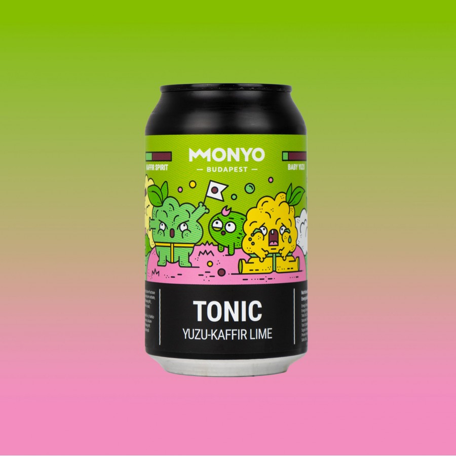 MONYO Tonic - Yuzu - Kaffir Lime 12x0.33l can